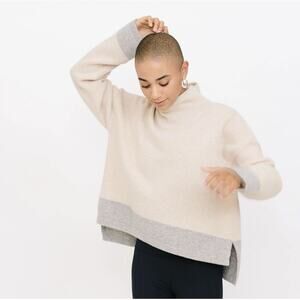 Epoque Evolution 100% Merino Wool Womens Sz S Essential Pullover Tunic Sweater